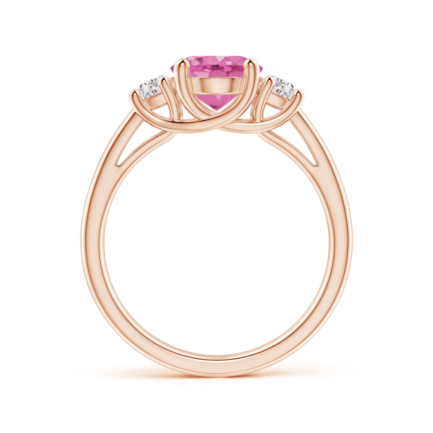 AA - Pink Sapphire / 2.22 CT / 14 KT Rose Gold