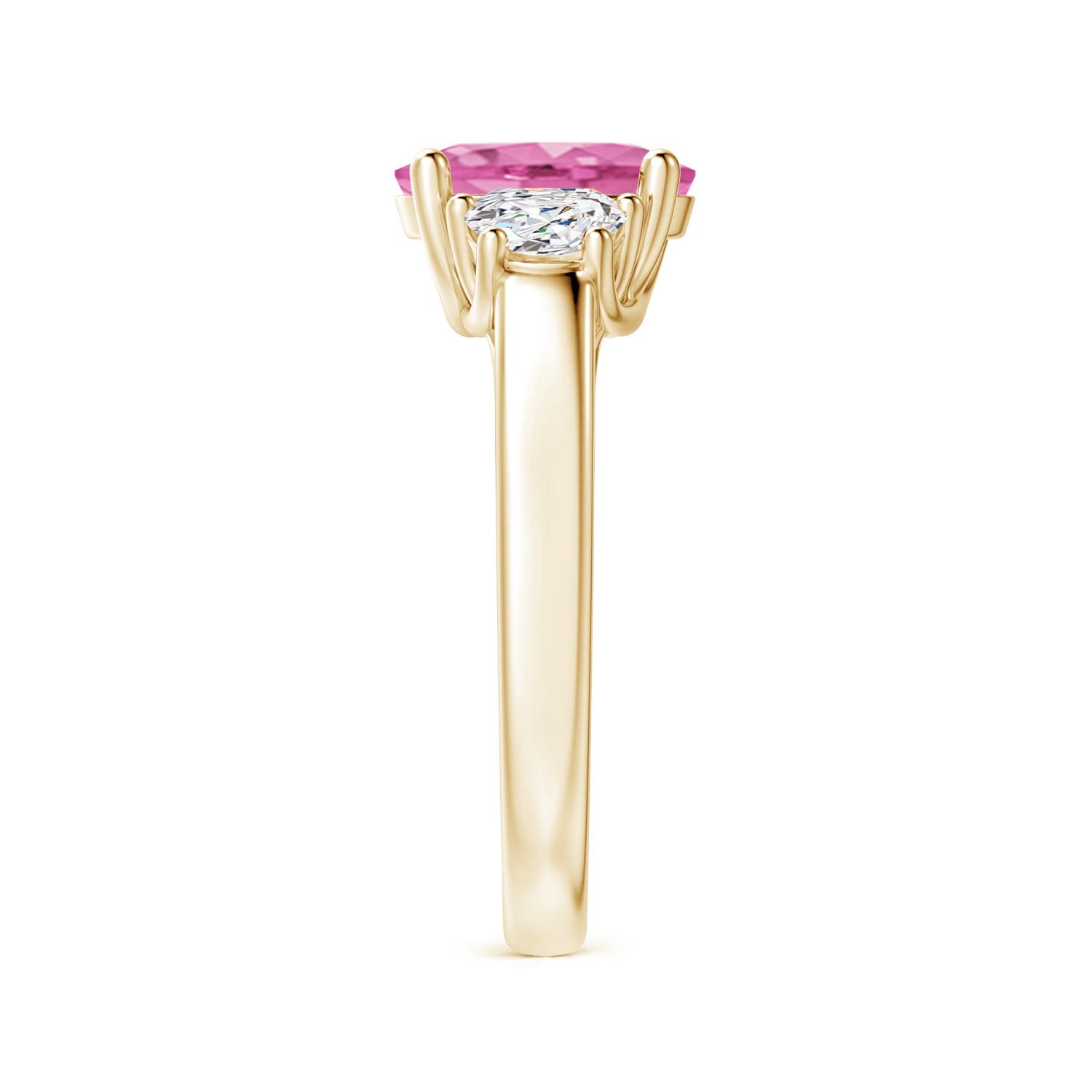 AA - Pink Sapphire / 2.22 CT / 14 KT Yellow Gold