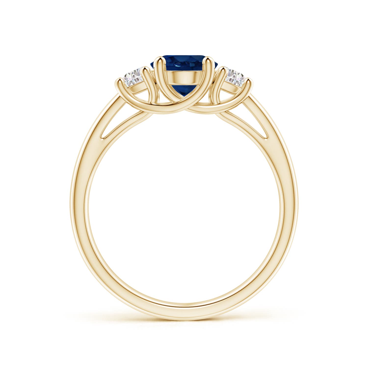 AA - Blue Sapphire / 2.01 CT / 14 KT Yellow Gold