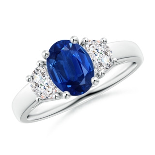 Oval AAA Blue Sapphire