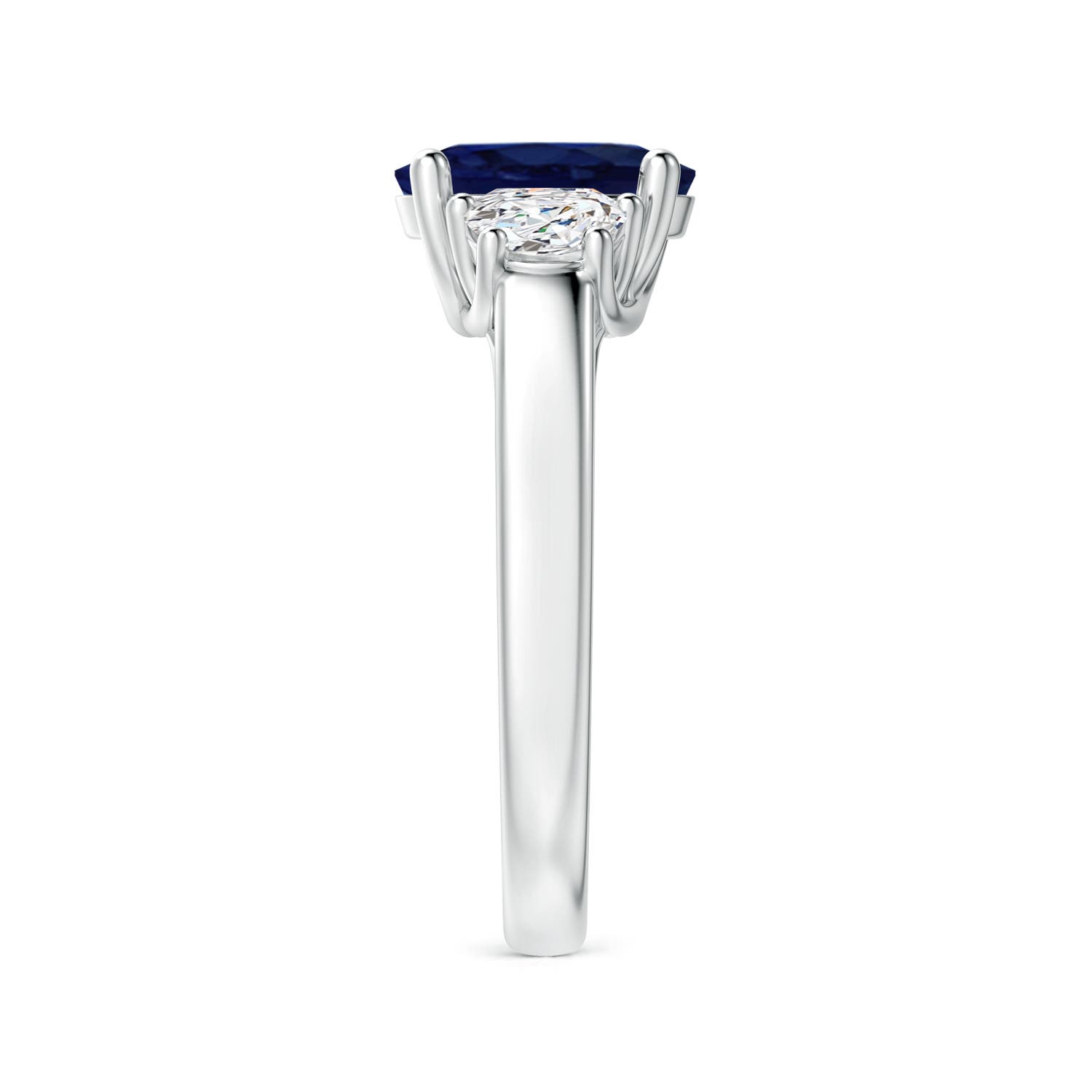 A - Blue Sapphire / 2.46 CT / 14 KT White Gold