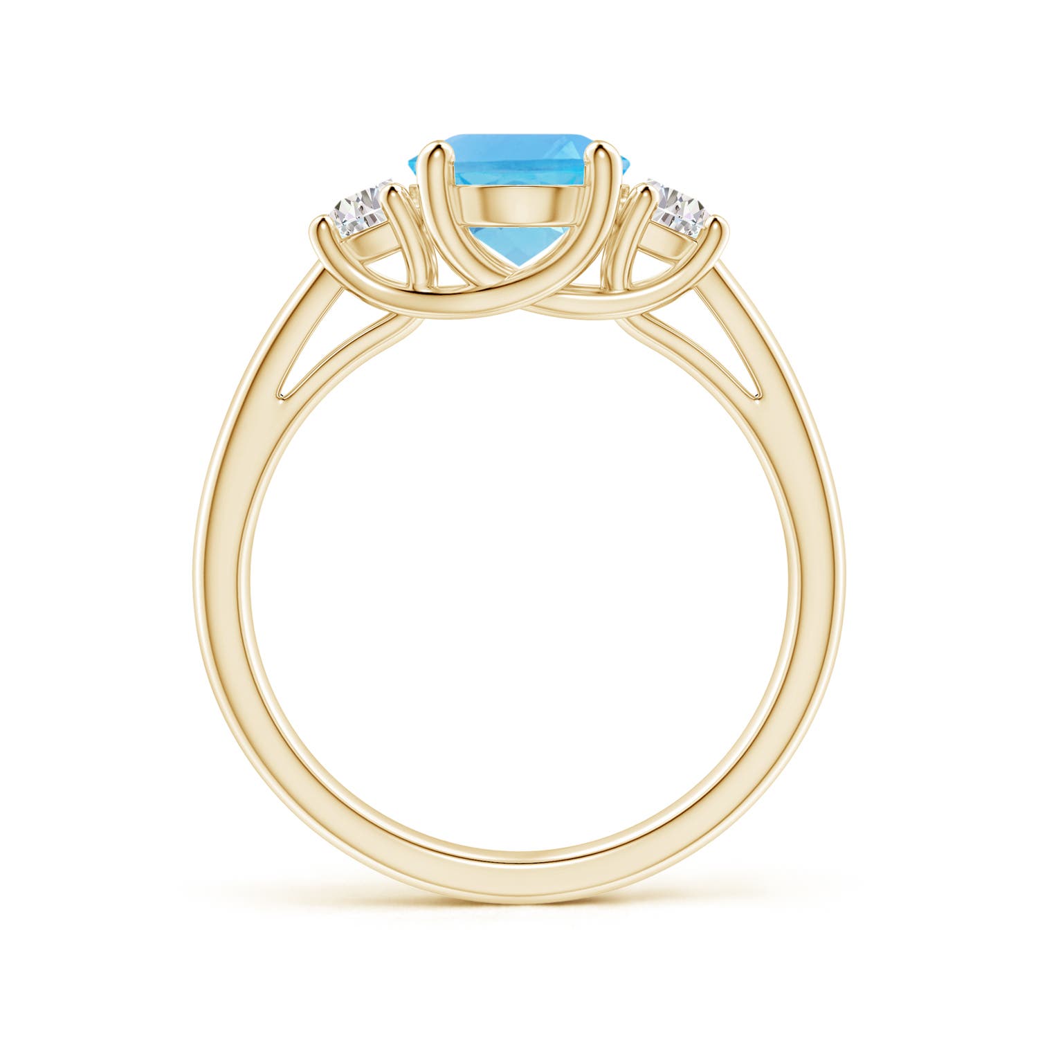 AA - Swiss Blue Topaz / 2.57 CT / 14 KT Yellow Gold