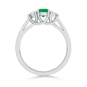 AA - Emerald / 1.42 CT / 14 KT White Gold