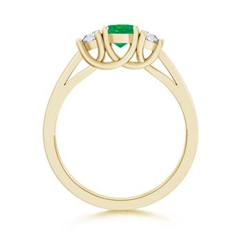 AA - Emerald / 1.42 CT / 14 KT Yellow Gold