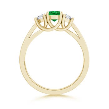 AAA - Emerald / 1.42 CT / 14 KT Yellow Gold