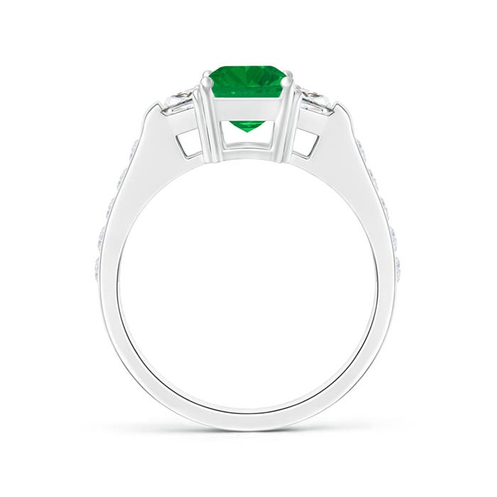 AA - Emerald / 2.17 CT / 14 KT White Gold