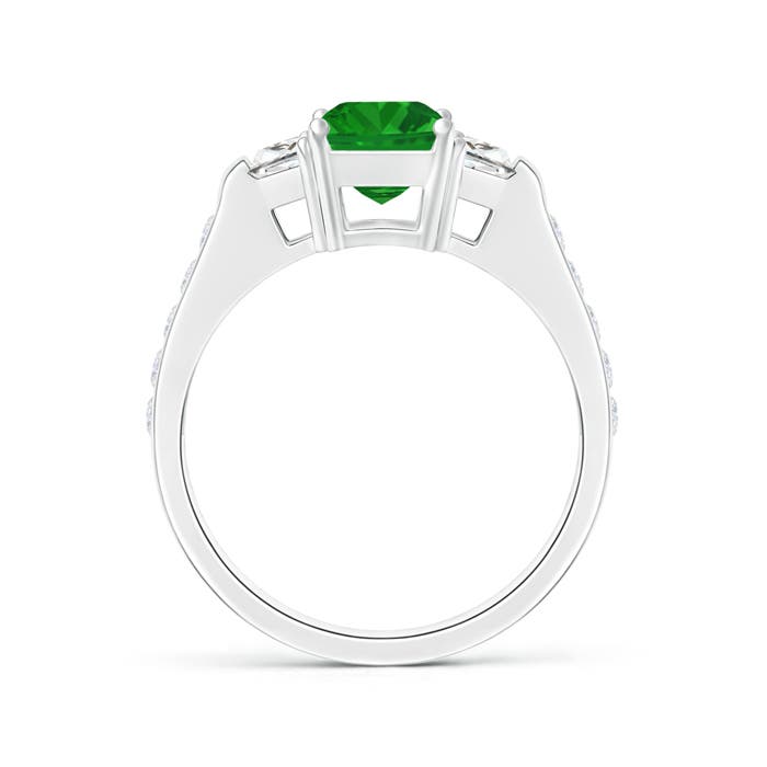 AAA - Emerald / 2.17 CT / 14 KT White Gold