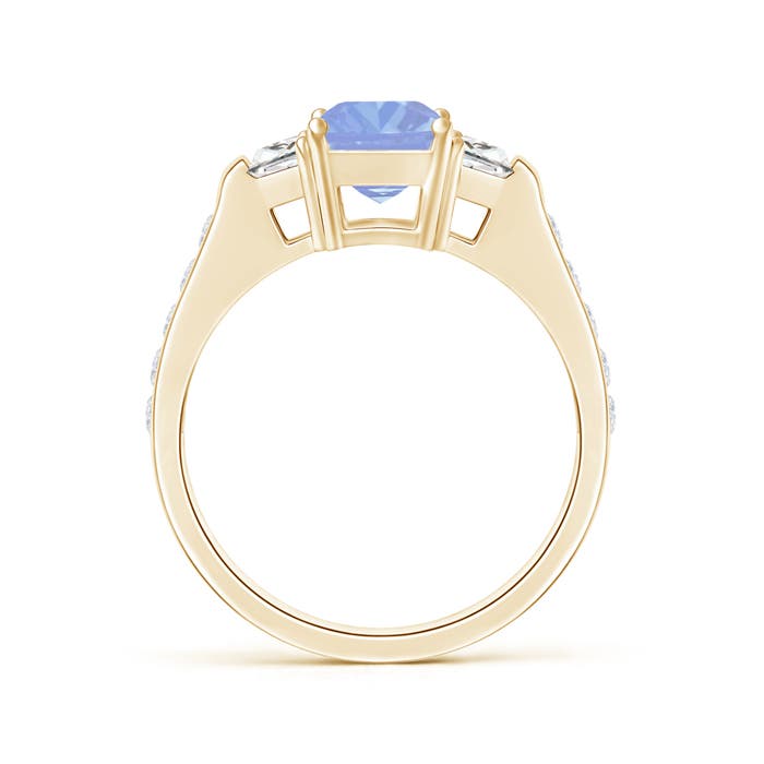 A - Tanzanite / 2.17 CT / 14 KT Yellow Gold