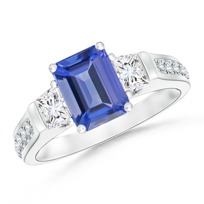 AA - Tanzanite / 2.17 CT / 14 KT White Gold