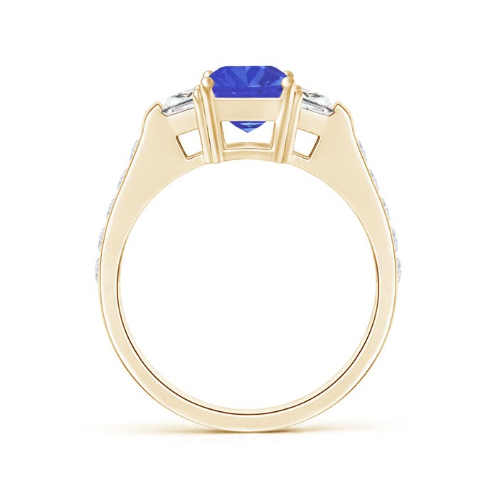 AAA - Tanzanite / 2.17 CT / 14 KT Yellow Gold