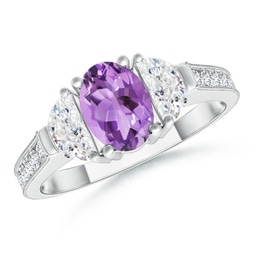 Vintage Inspired Amethyst Vintage Inspired Engagement Rings
