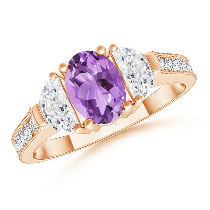 A - Amethyst / 1.51 CT / 14 KT Rose Gold