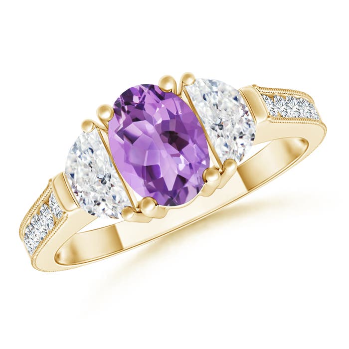 A - Amethyst / 1.51 CT / 14 KT Yellow Gold