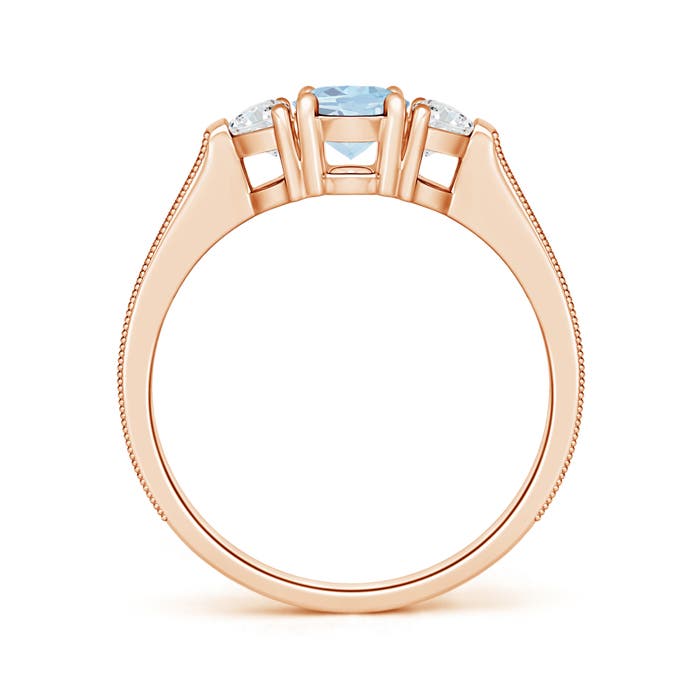 A - Aquamarine / 1.27 CT / 14 KT Rose Gold