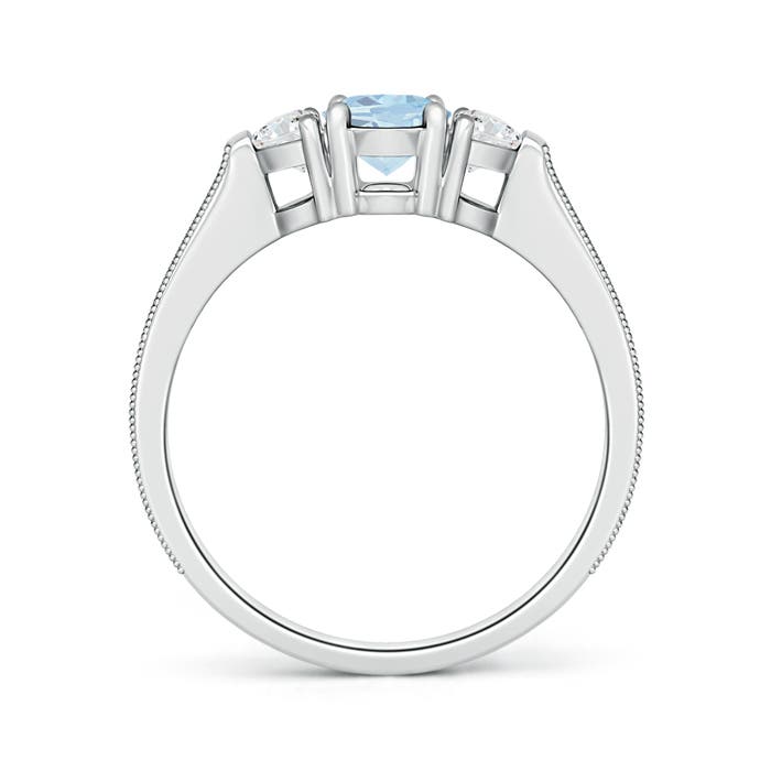 A - Aquamarine / 1.27 CT / 14 KT White Gold