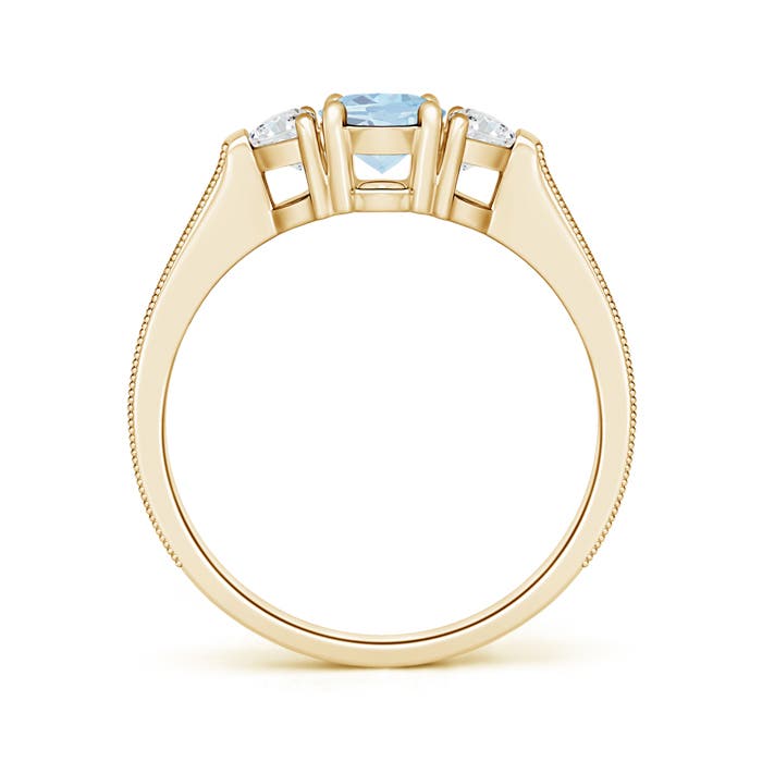 A - Aquamarine / 1.27 CT / 14 KT Yellow Gold