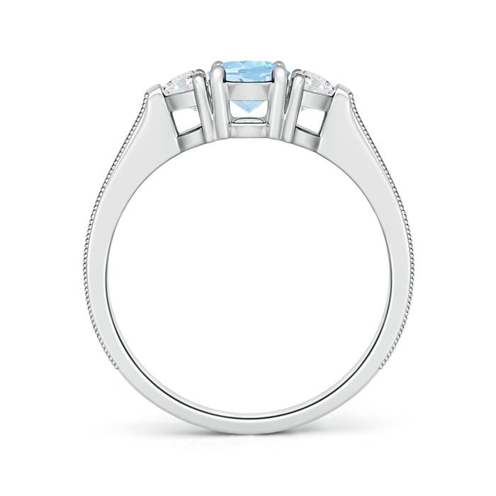 AAA - Aquamarine / 1.27 CT / 14 KT White Gold