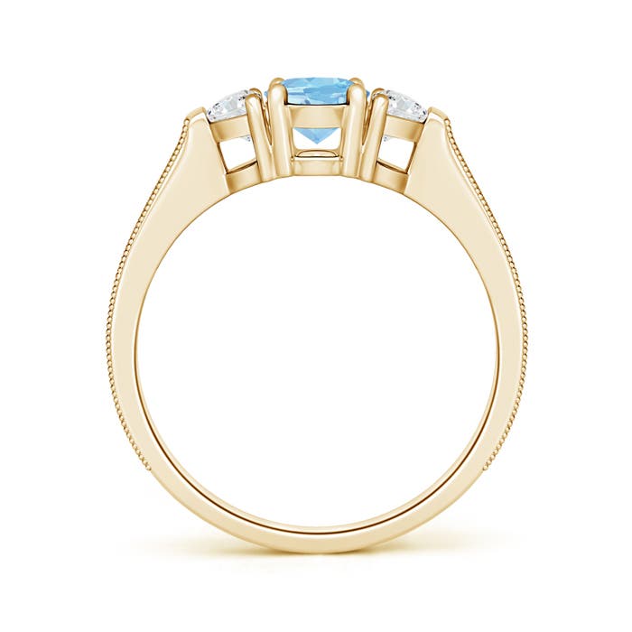 AAAA - Aquamarine / 1.27 CT / 14 KT Yellow Gold