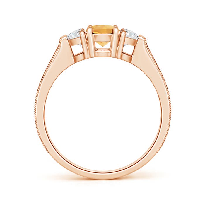 A - Citrine / 1.42 CT / 14 KT Rose Gold