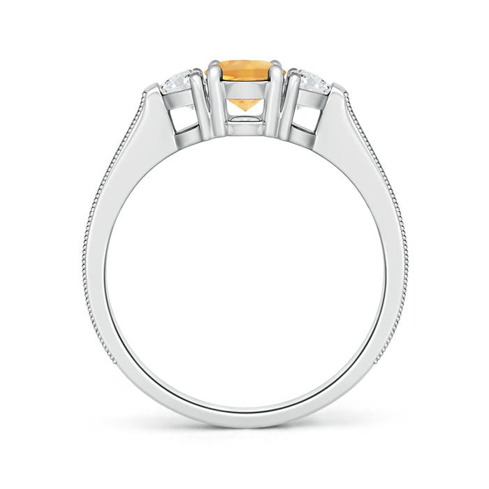 A - Citrine / 1.42 CT / 14 KT White Gold