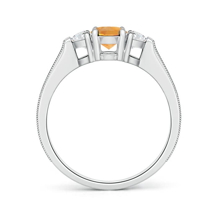 AA - Citrine / 1.42 CT / 14 KT White Gold