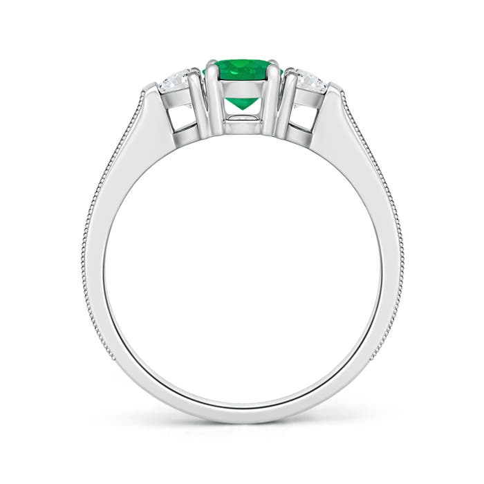 AA - Emerald / 1.33 CT / 14 KT White Gold