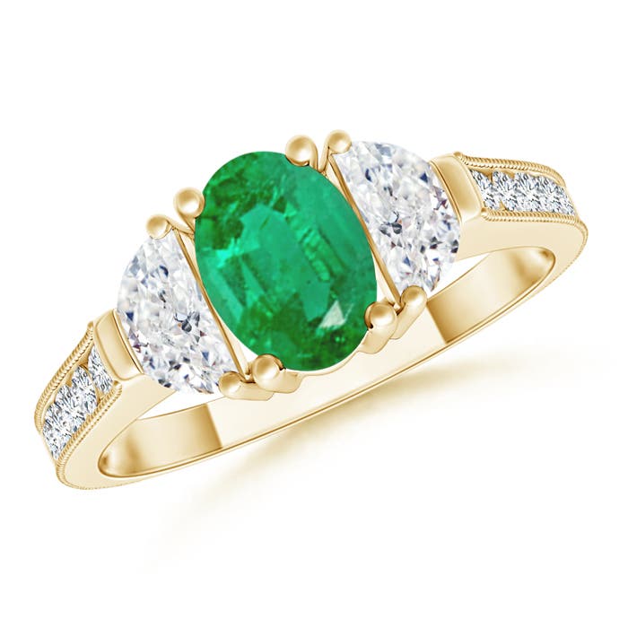 AA - Emerald / 1.33 CT / 14 KT Yellow Gold