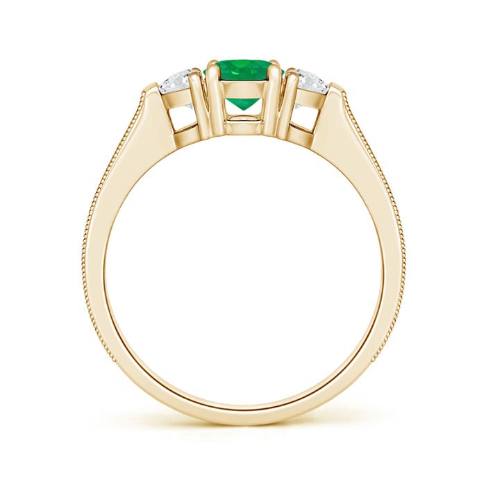 AA - Emerald / 1.33 CT / 14 KT Yellow Gold