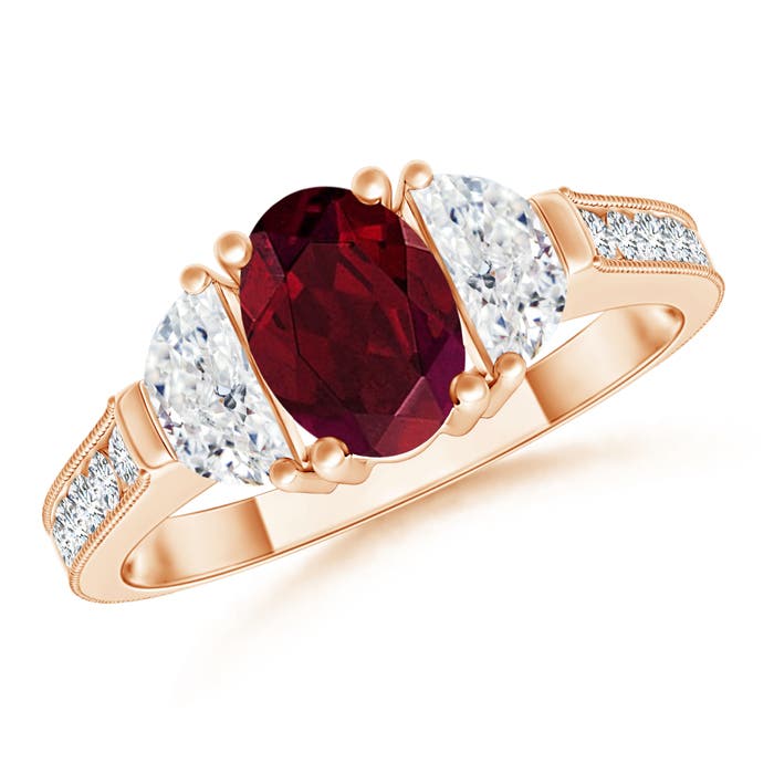 AA - Garnet / 1.57 CT / 14 KT Rose Gold