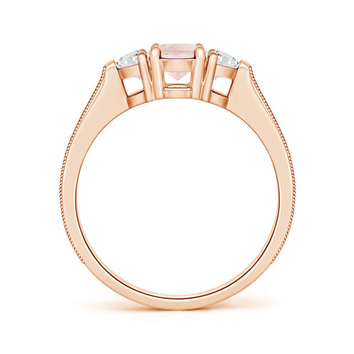 A - Morganite / 1.37 CT / 14 KT Rose Gold