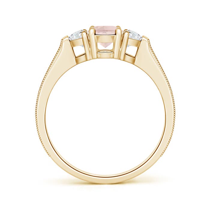 AA - Morganite / 1.37 CT / 14 KT Yellow Gold