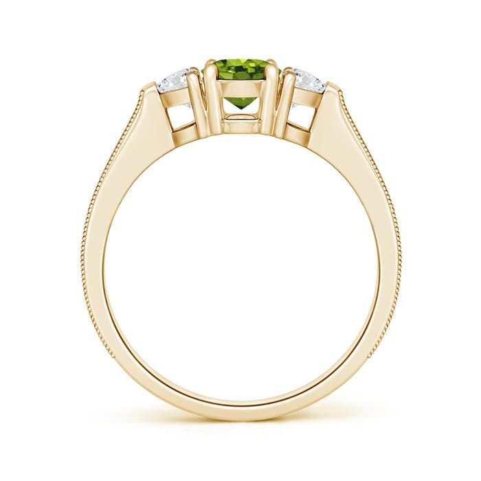 AAAA - Peridot / 1.52 CT / 14 KT Yellow Gold