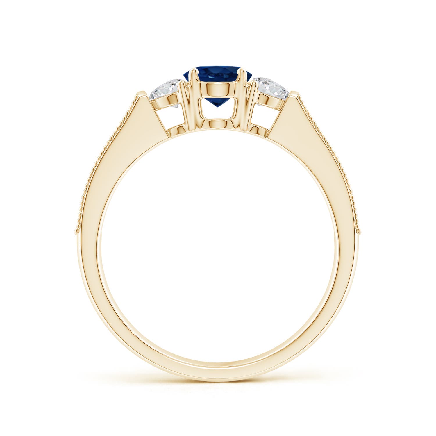 AA - Blue Sapphire / 1.52 CT / 14 KT Yellow Gold