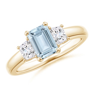 Emerald Cut A Aquamarine