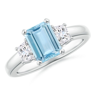 Emerald Cut AAA Aquamarine