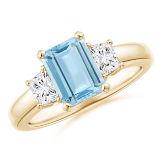 Emerald Cut AAA Aquamarine