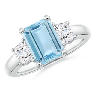 Emerald Cut AAA Aquamarine