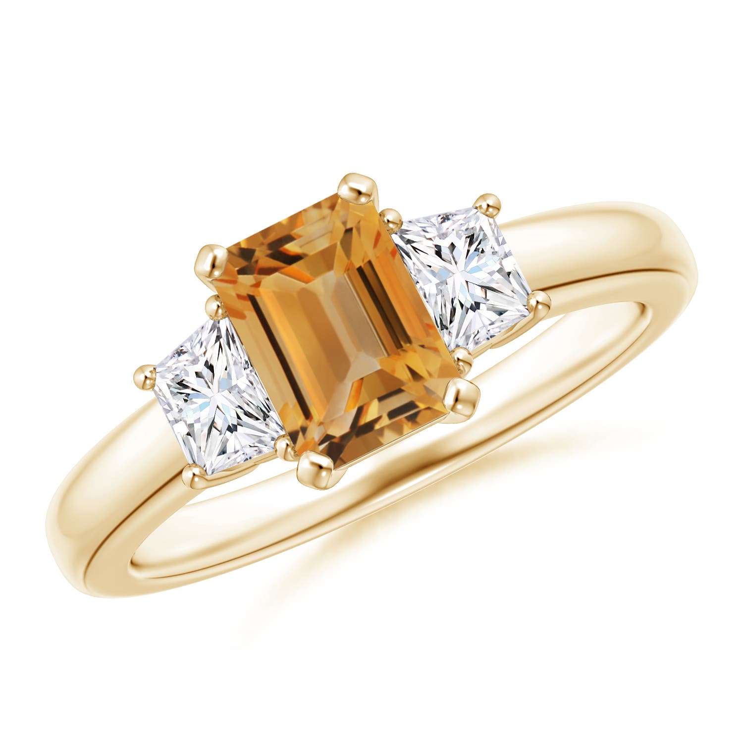 A - Citrine / 1.37 CT / 14 KT Yellow Gold