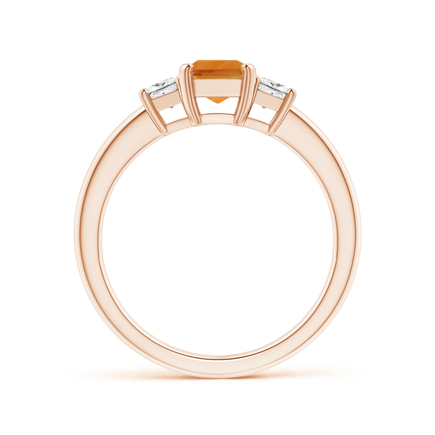 AA - Citrine / 1.37 CT / 14 KT Rose Gold