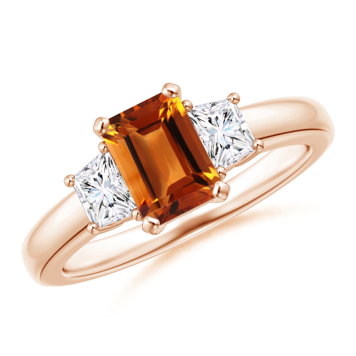 AAAA - Citrine / 1.37 CT / 14 KT Rose Gold