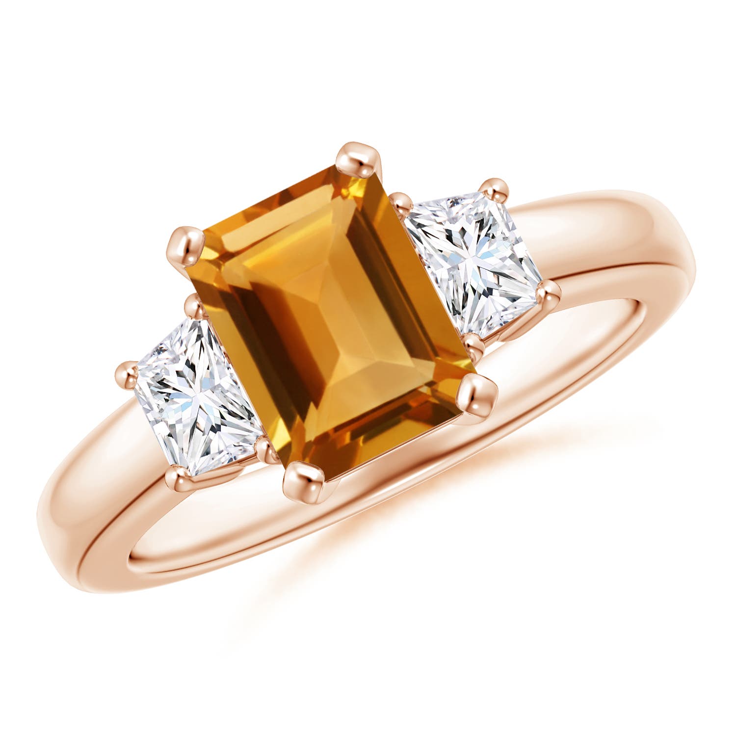 AA - Citrine / 1.82 CT / 14 KT Rose Gold