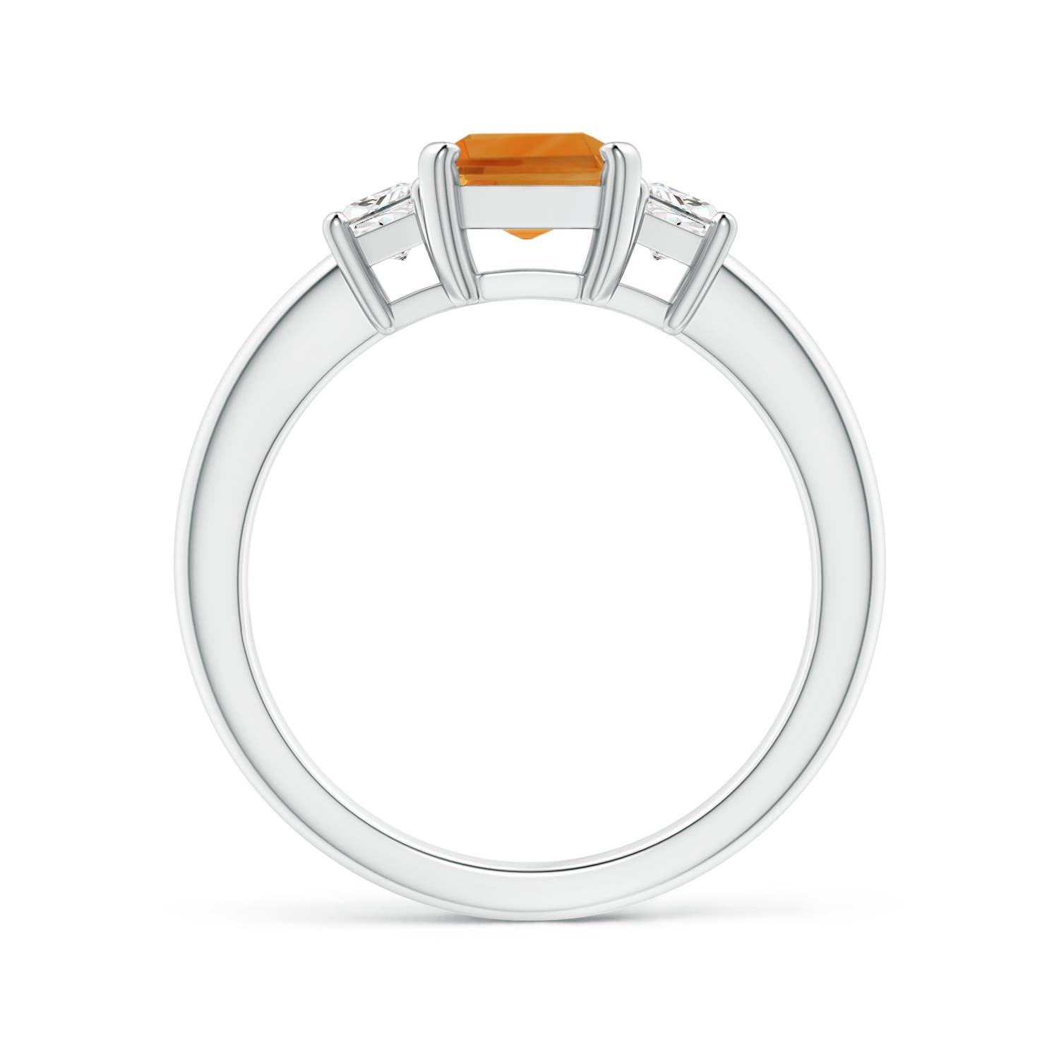 AA - Citrine / 1.82 CT / 14 KT White Gold