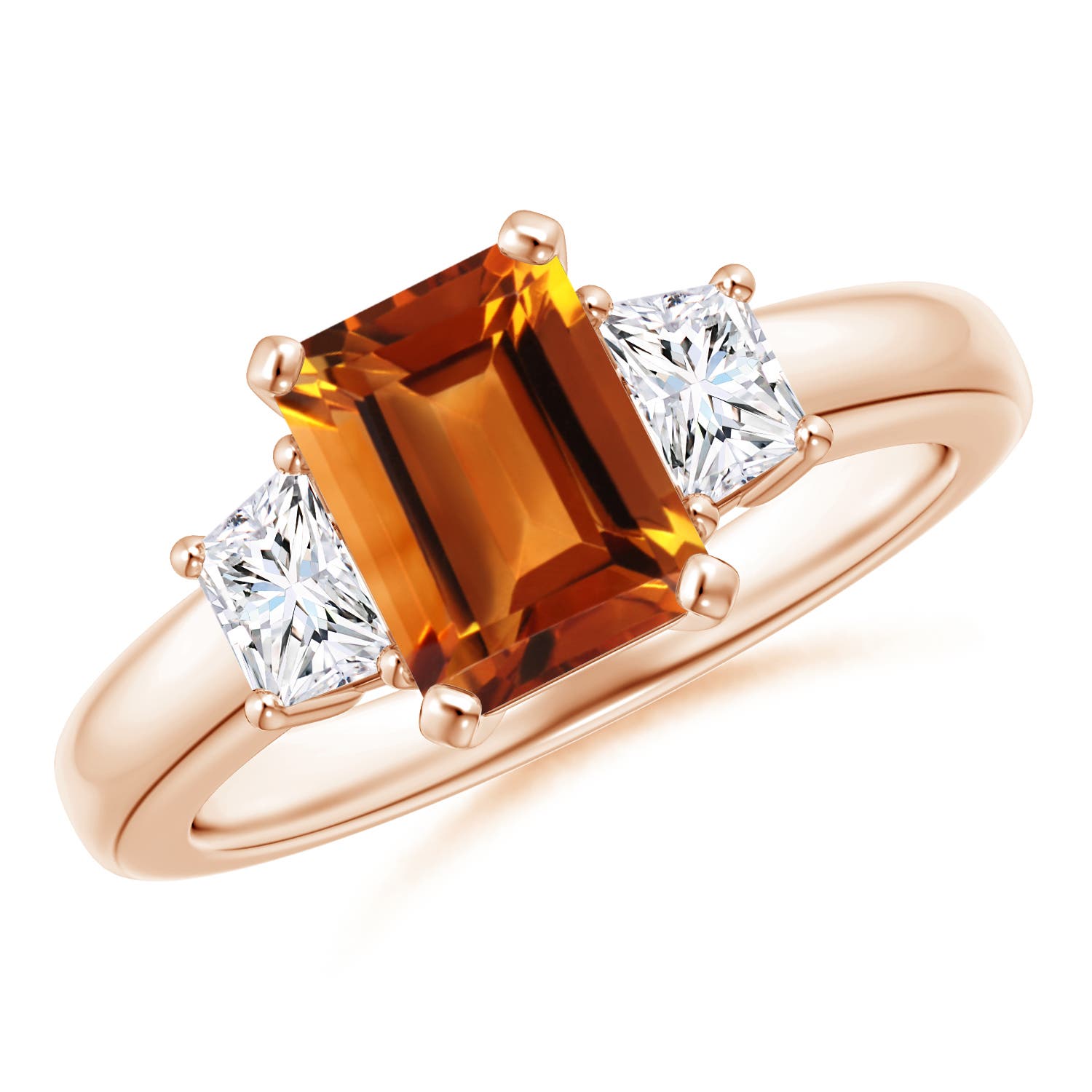 AAAA - Citrine / 1.82 CT / 14 KT Rose Gold