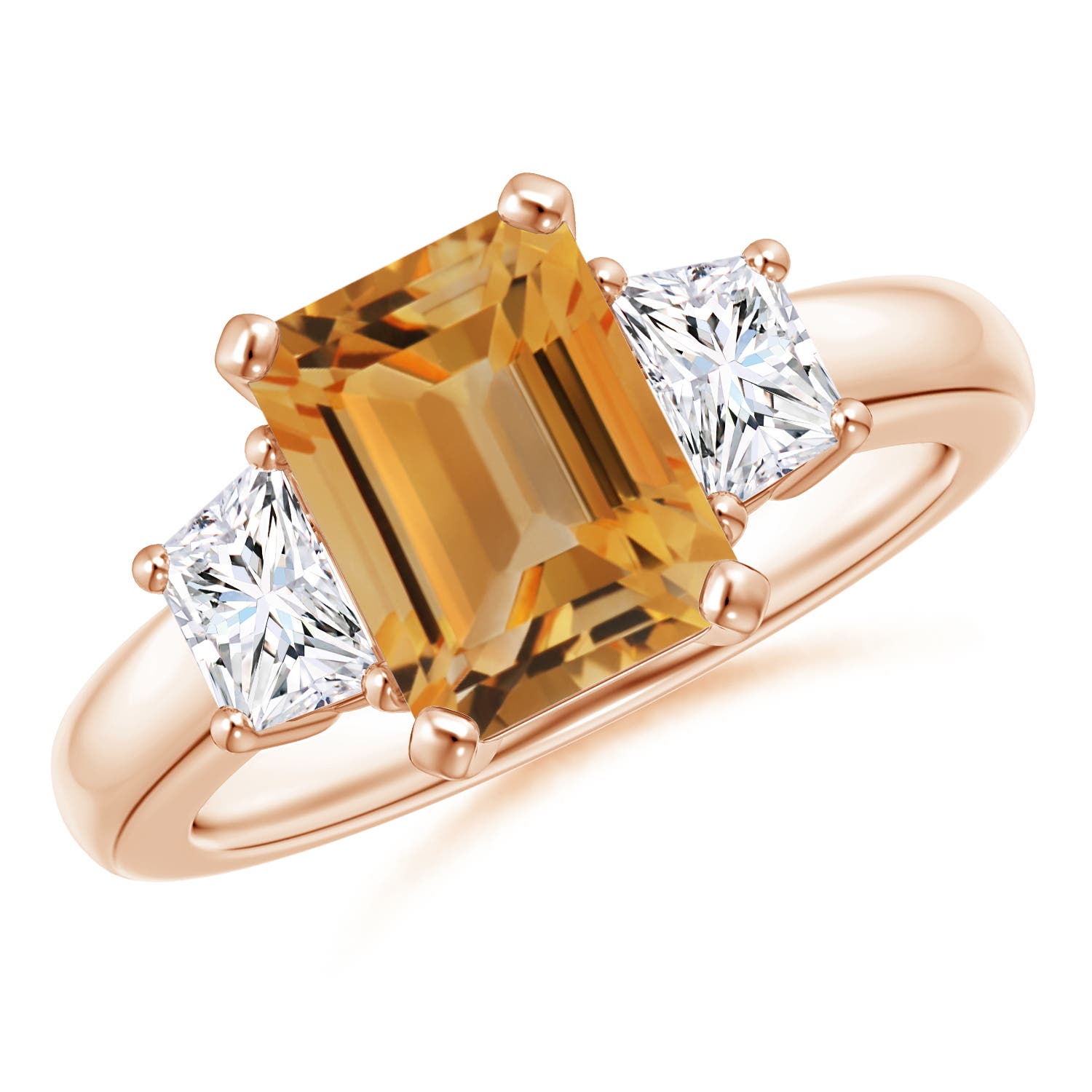 A - Citrine / 2.42 CT / 14 KT Rose Gold