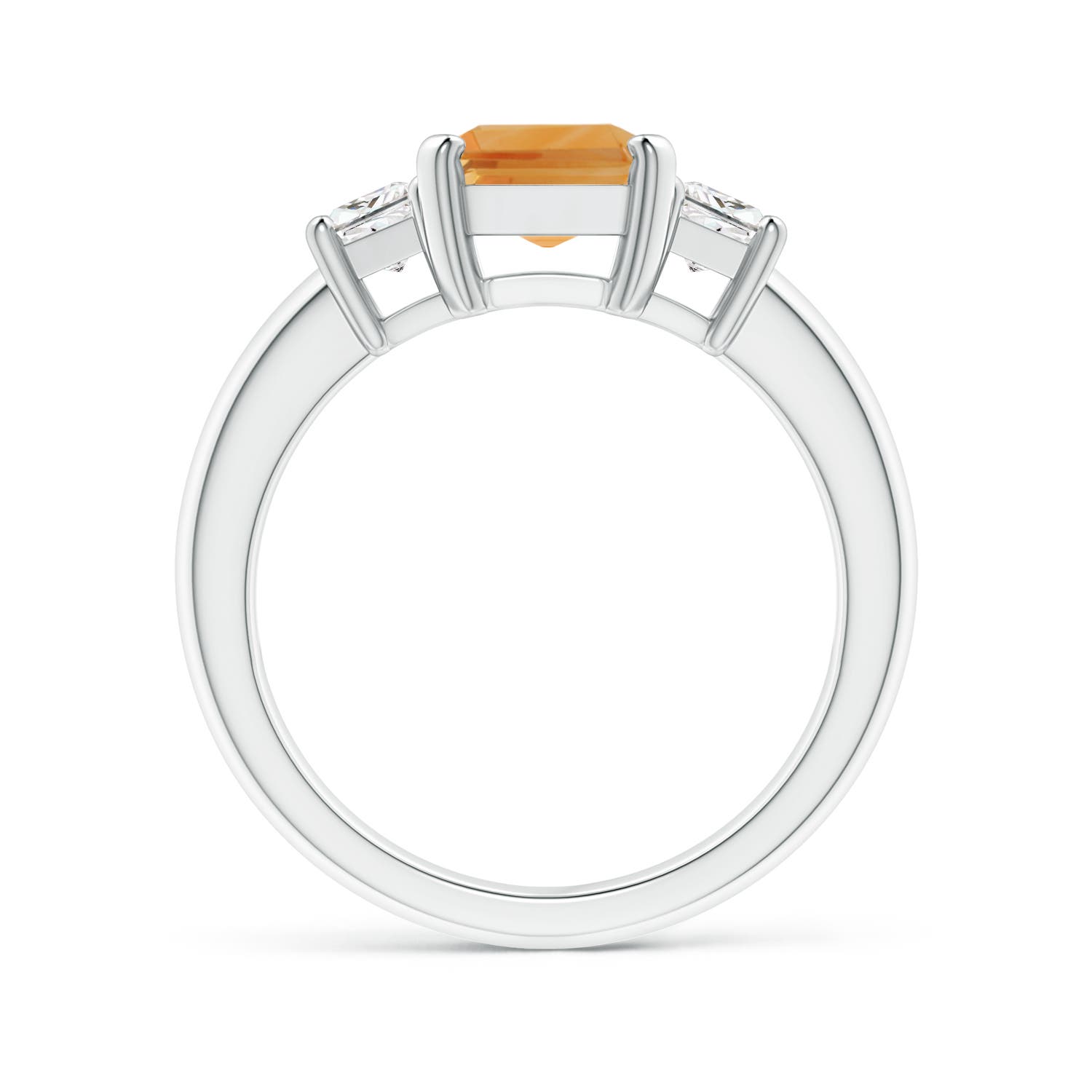 A - Citrine / 2.42 CT / 14 KT White Gold