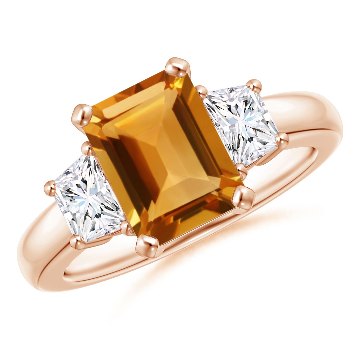 AA - Citrine / 2.42 CT / 14 KT Rose Gold