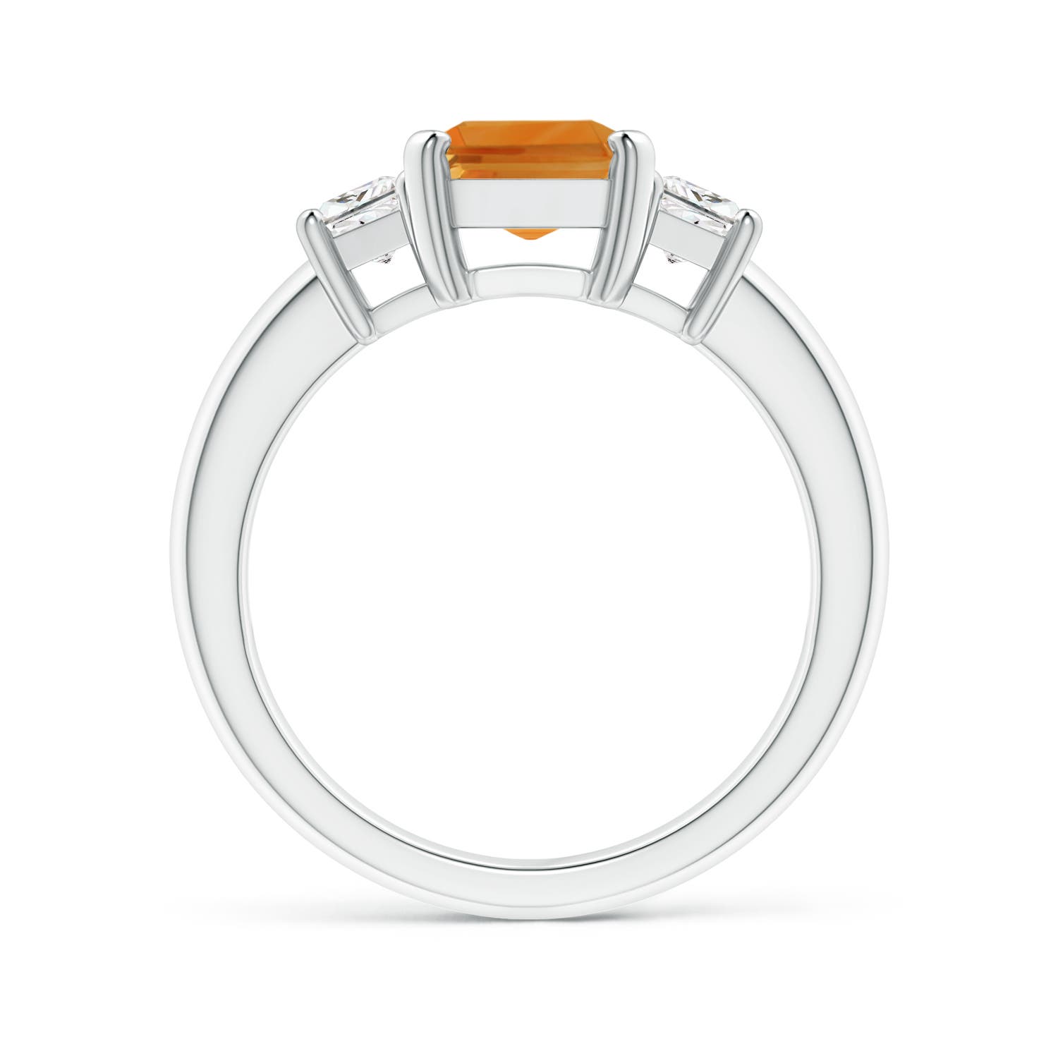 AA - Citrine / 2.42 CT / 14 KT White Gold