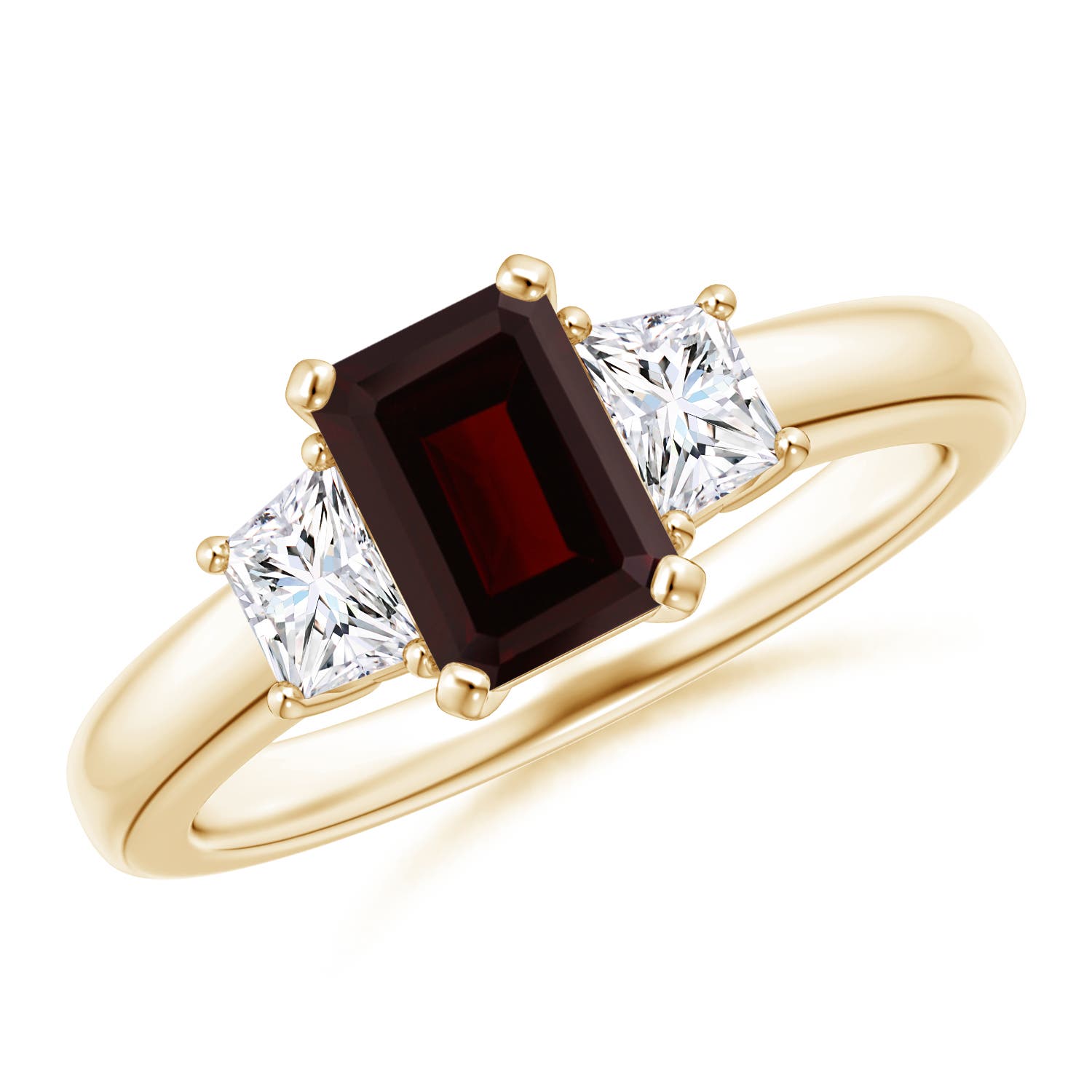 A - Garnet / 1.52 CT / 14 KT Yellow Gold