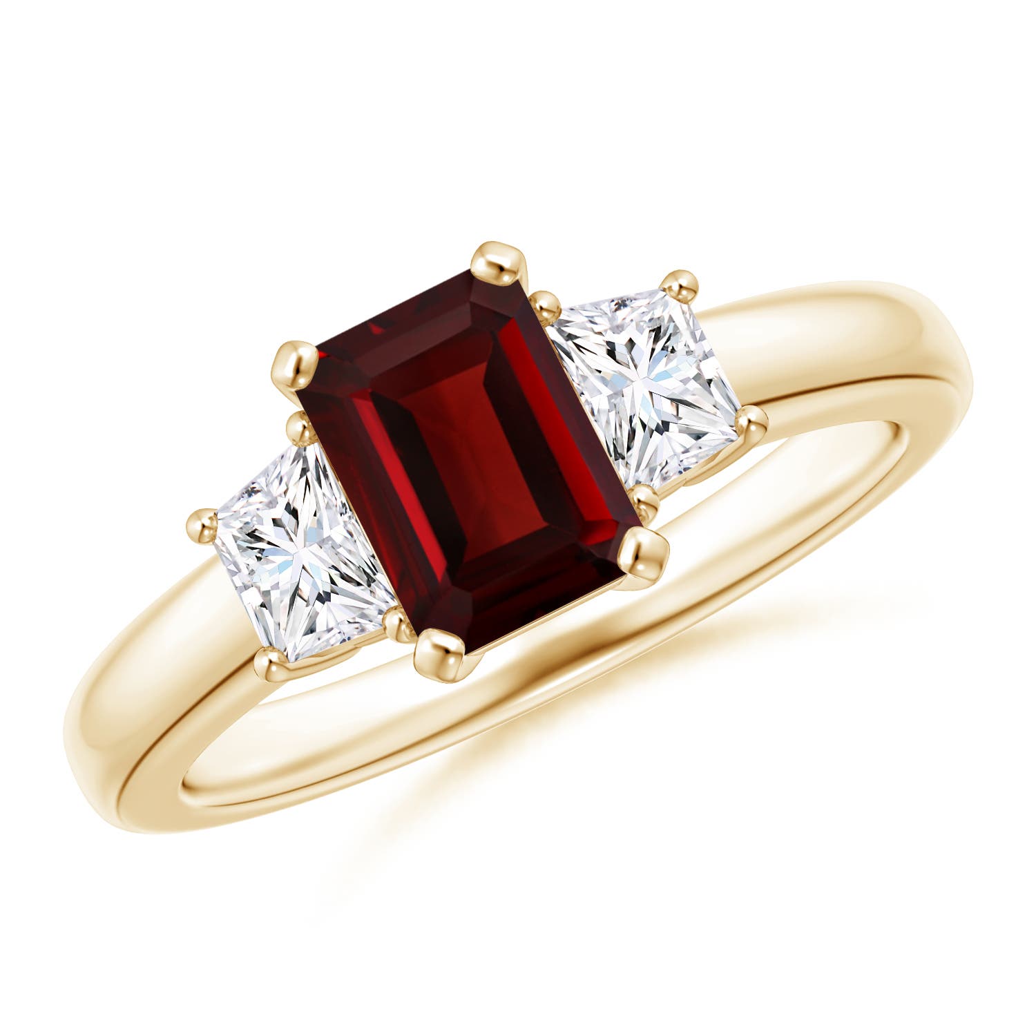 AAA - Garnet / 1.38 CT / 14 KT Yellow Gold