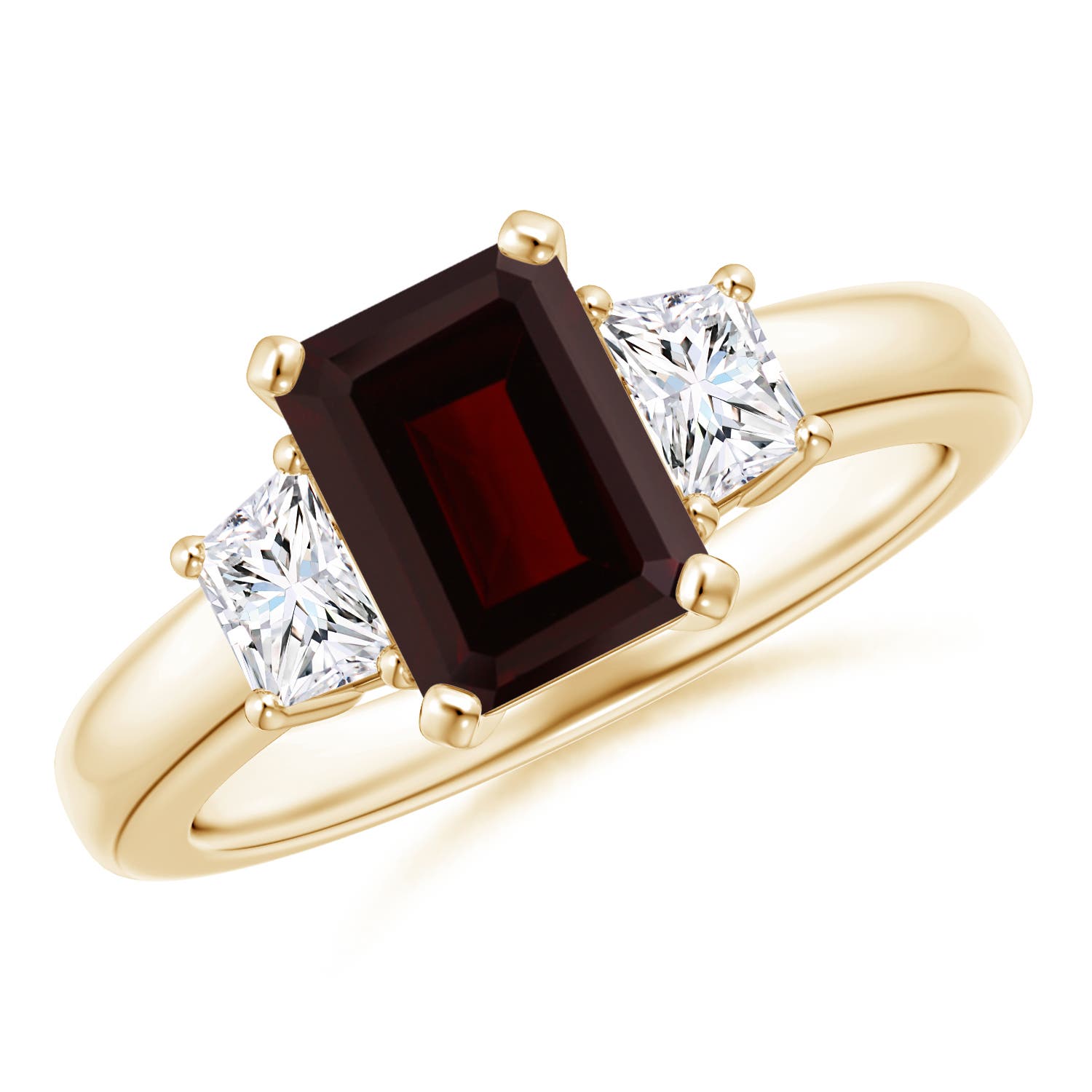 A - Garnet / 2.12 CT / 14 KT Yellow Gold